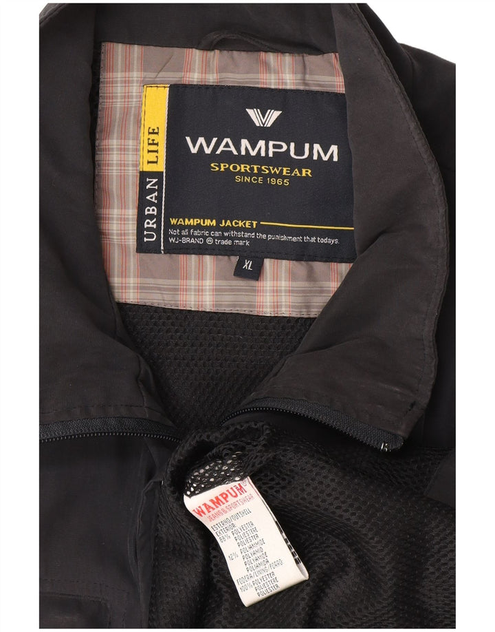Colete utilitário masculino Wampum UK 42 XL poliéster preto