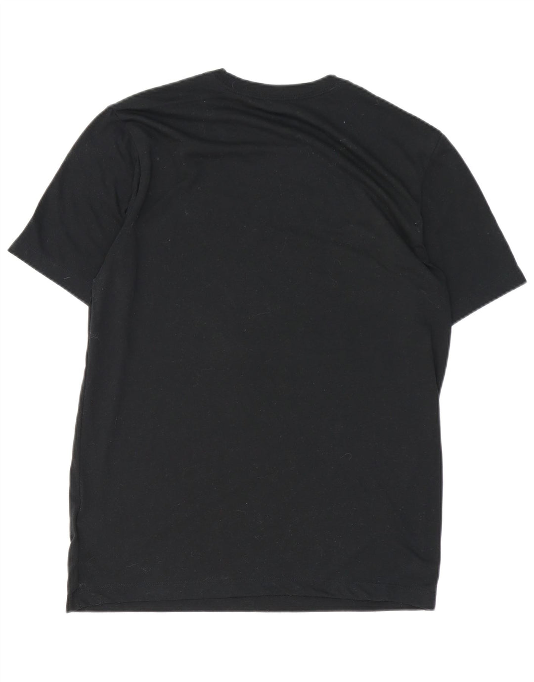 Camiseta masculina NIKE Dri Fit Graphic Top médio preto poliéster
