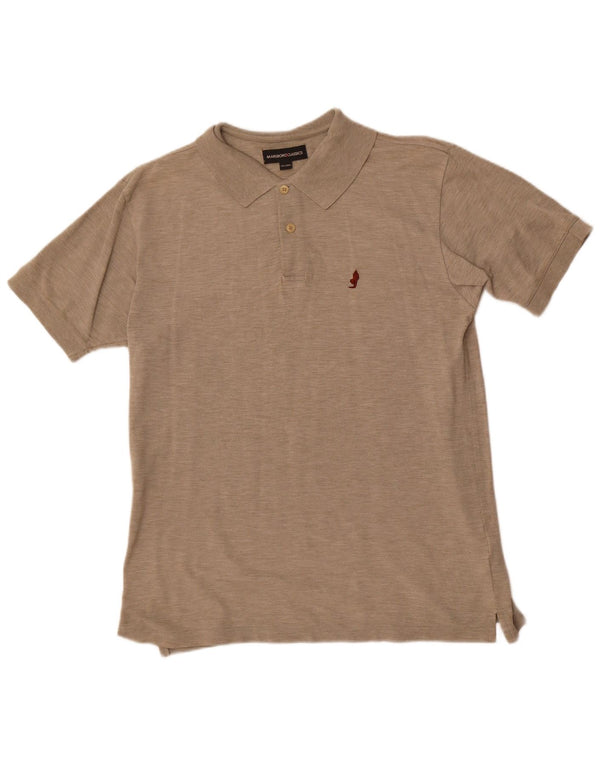 Camisa polo masculina Marlboro Classics grande marrom