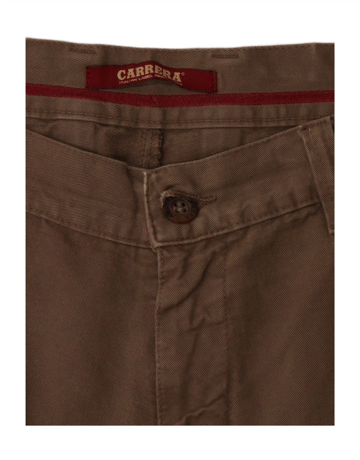 Calça Chino Carrera Masculina Reta W34 L33 Bege