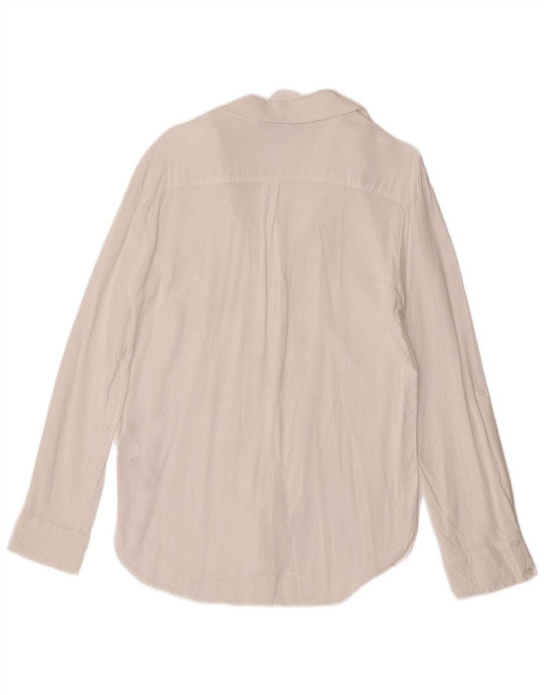 Blusa feminina Zara UK 12 viscose branca média
