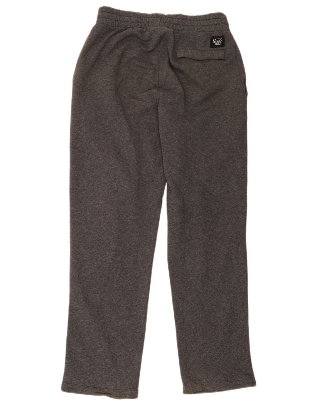 Calça de treino masculina Nike pequena cinza algodão