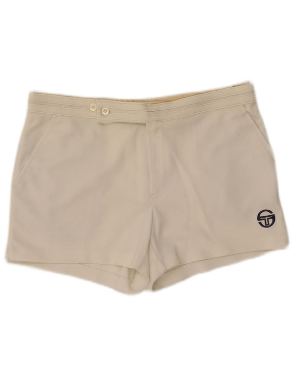 SERGIO TACCHINI Shorts Casual Masculino IT 48 Médio W30 Off White