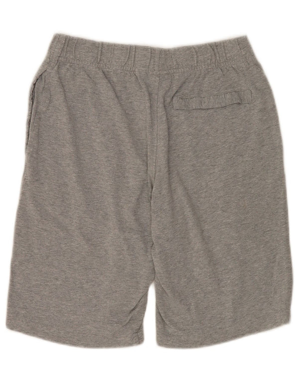 Shorts esportivo feminino Nike UK 10 pequeno cinza manchado