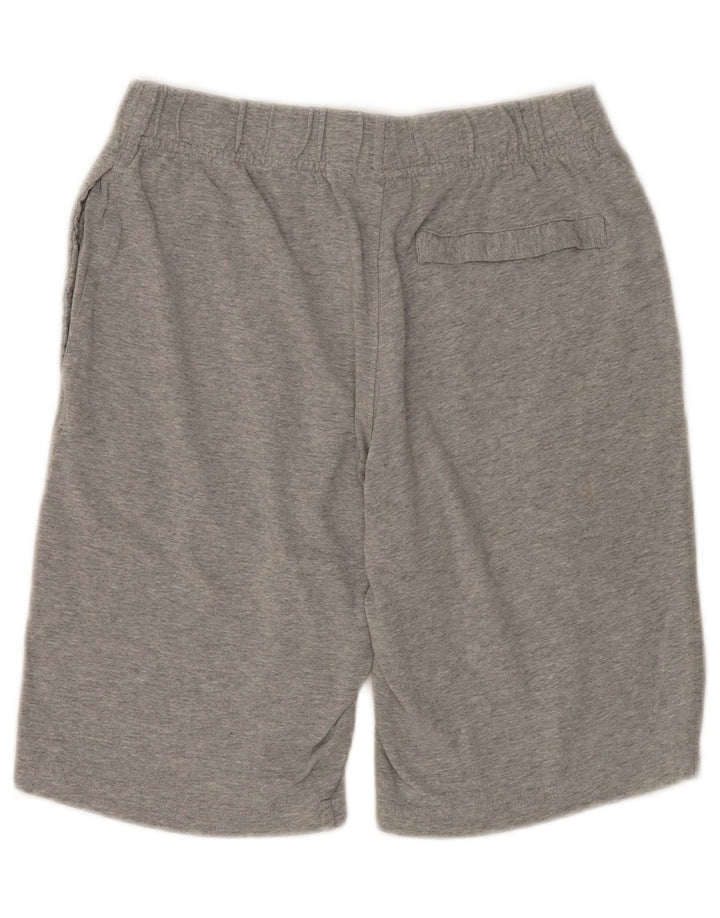 Shorts esportivo feminino Nike UK 10 pequeno cinza manchado