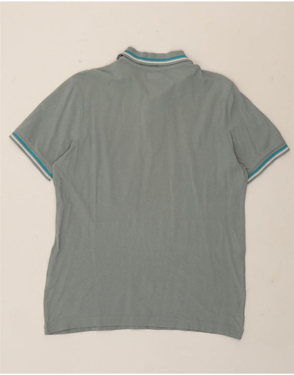 Camisa polo masculina Kappa grande algodão cinza