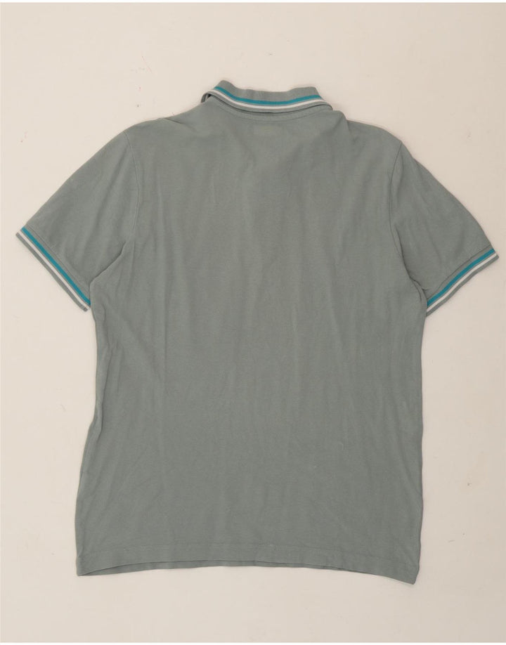 Camisa polo masculina Kappa grande algodão cinza