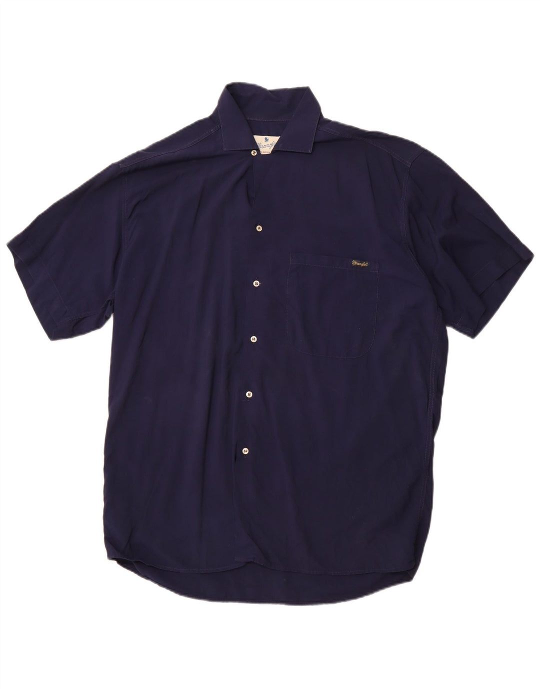 Camisa masculina de manga curta WRANGLER grande azul marinho