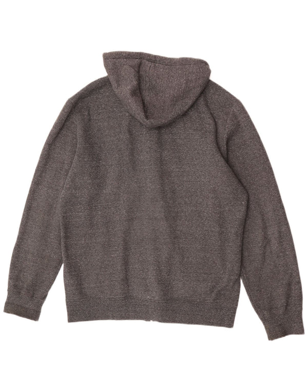Suéter masculino Champion com capuz e zíper XL cinza colorblock algodão