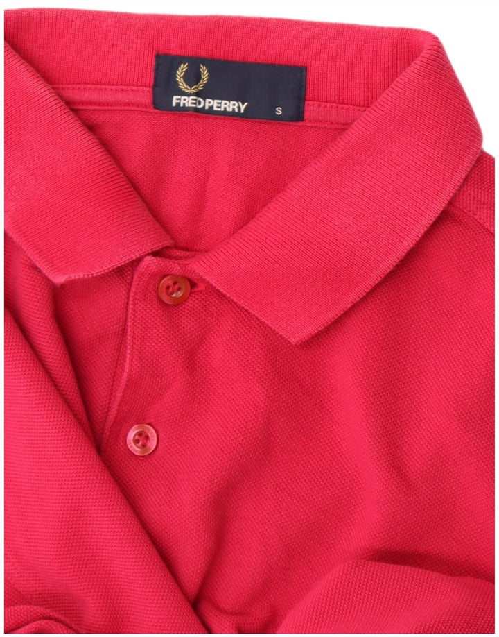 Camisa polo feminina Fred Perry Reino Unido 10 pequena rosa