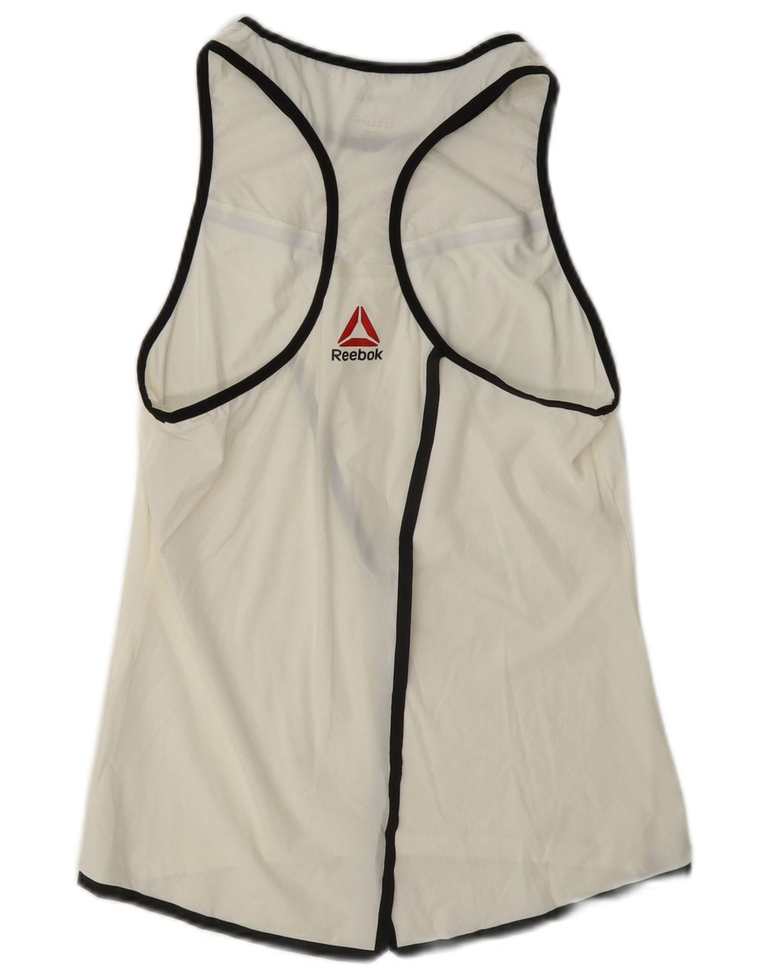Reebok Womens Graphic Vest Top UK 8/10 Pequeno Branco