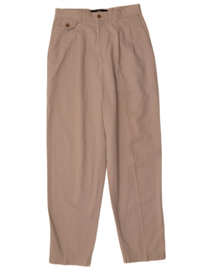 Calça Chino Cônica Feminina Lee US 8 Médio W28 L28 Algodão Bege