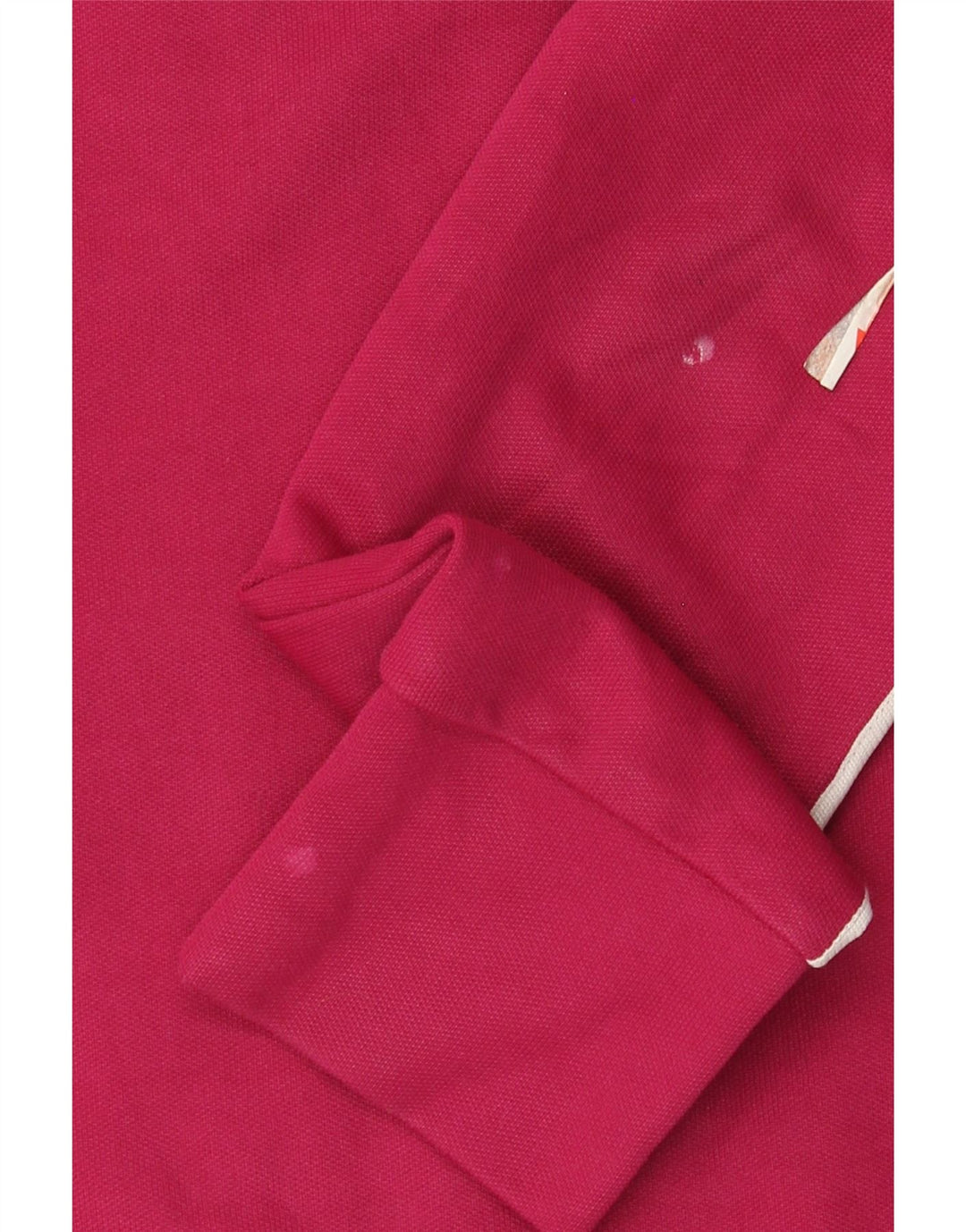 Adidas Womens Tracksuit Top Jacket IT 40 Pequeno Rosa Colourblock Algodão