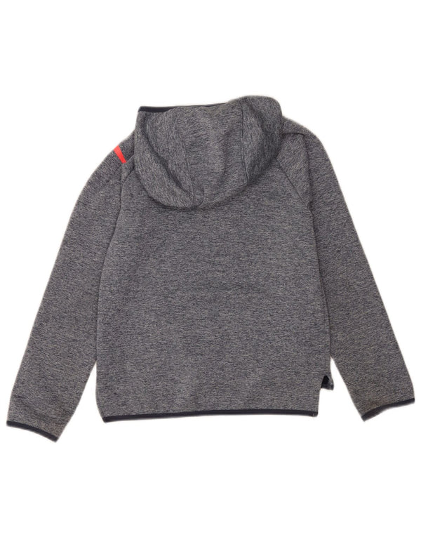 Jumper com capuz gráfico Nike Girls Dri Fit 10-11 anos médio azul marinho