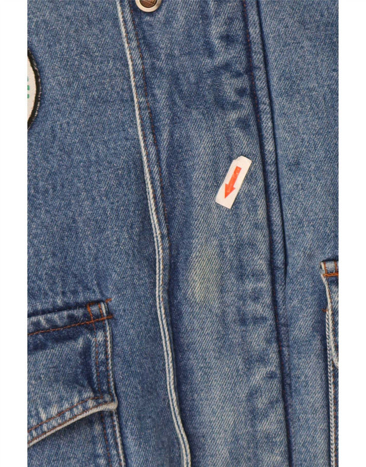 Jaqueta masculina Mash Sherpa Denim Flight Aviator IT 48/50 Azul Médio