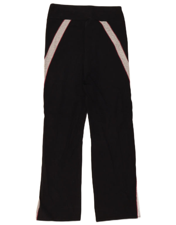 Calça de treino feminina Marks & Spencer Reino Unido 10 pequeno bloco colorido preto