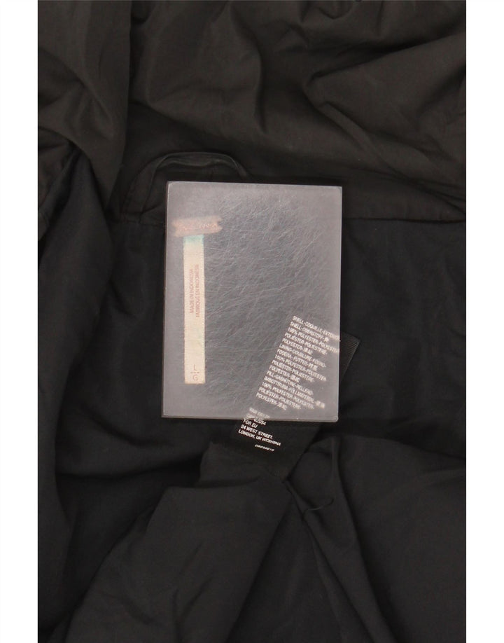 Grande poliéster preto acolchoado desproporcionado do revestimento Reino Unido 16 das mulheres livres dos povos