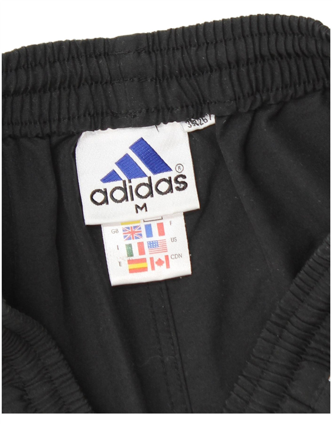 Shorts esportivos masculinos Adidas médio preto poliéster