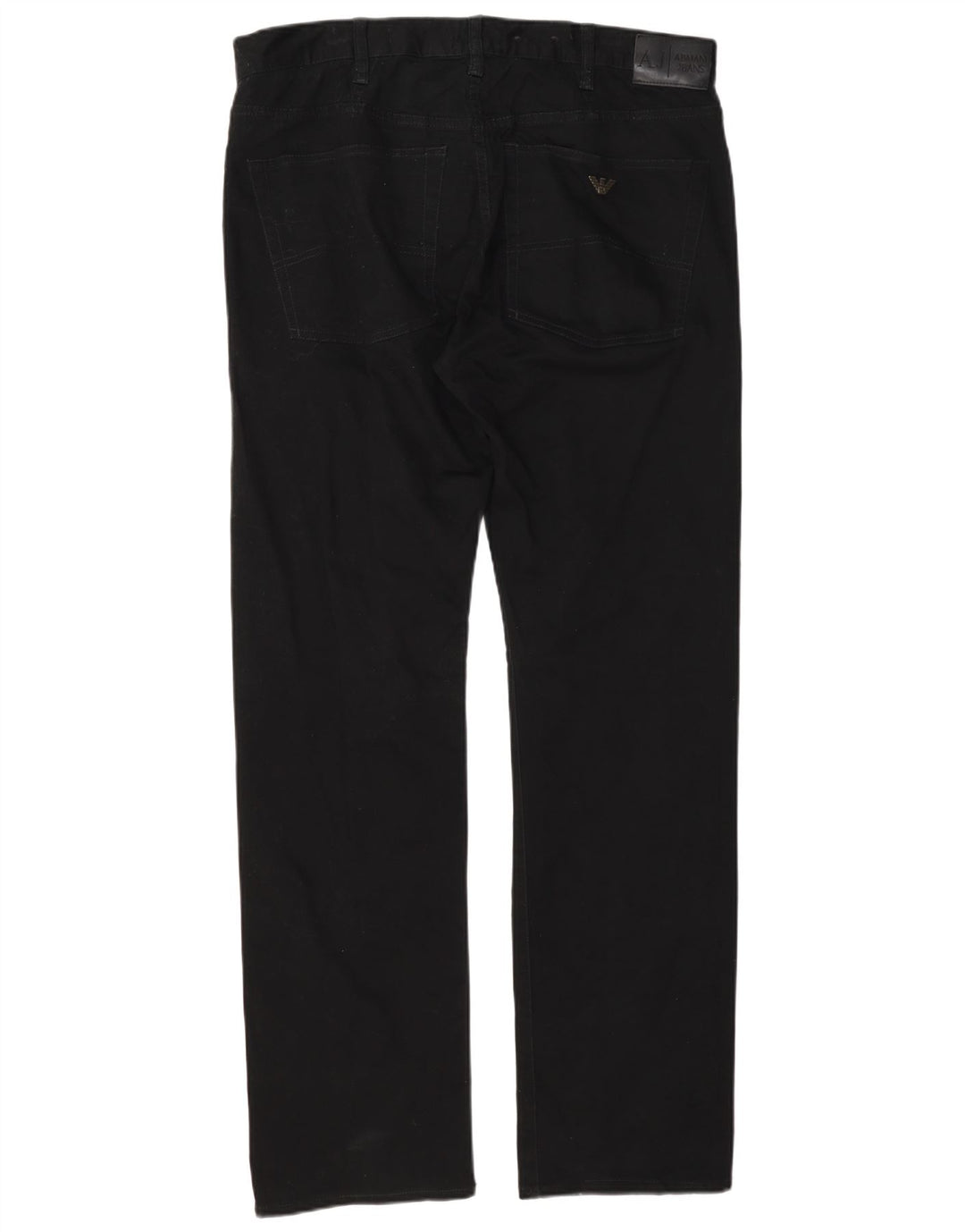 Calça jeans reta masculina Armani W36 L34 algodão azul marinho