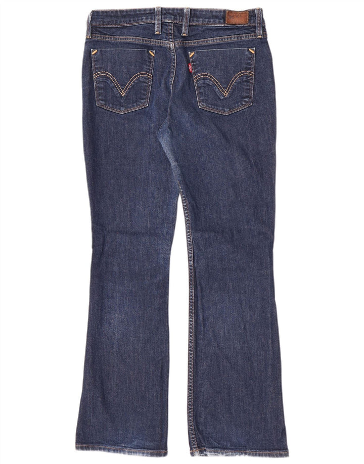 Calça jeans feminina Levi's 629 Bootcut W32 L30 azul marinho algodão
