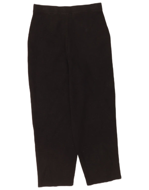 Calça feminina Zara cortada média W28 L24 preta viscose