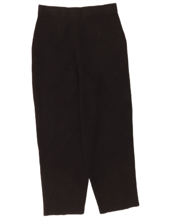Calça feminina Zara cortada média W28 L24 preta viscose