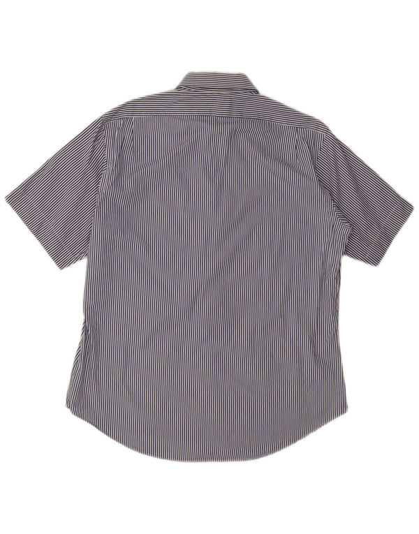 Camisa polo Ralph Lauren masculina Regent de manga curta tamanho 42 16 1/2 grande azul