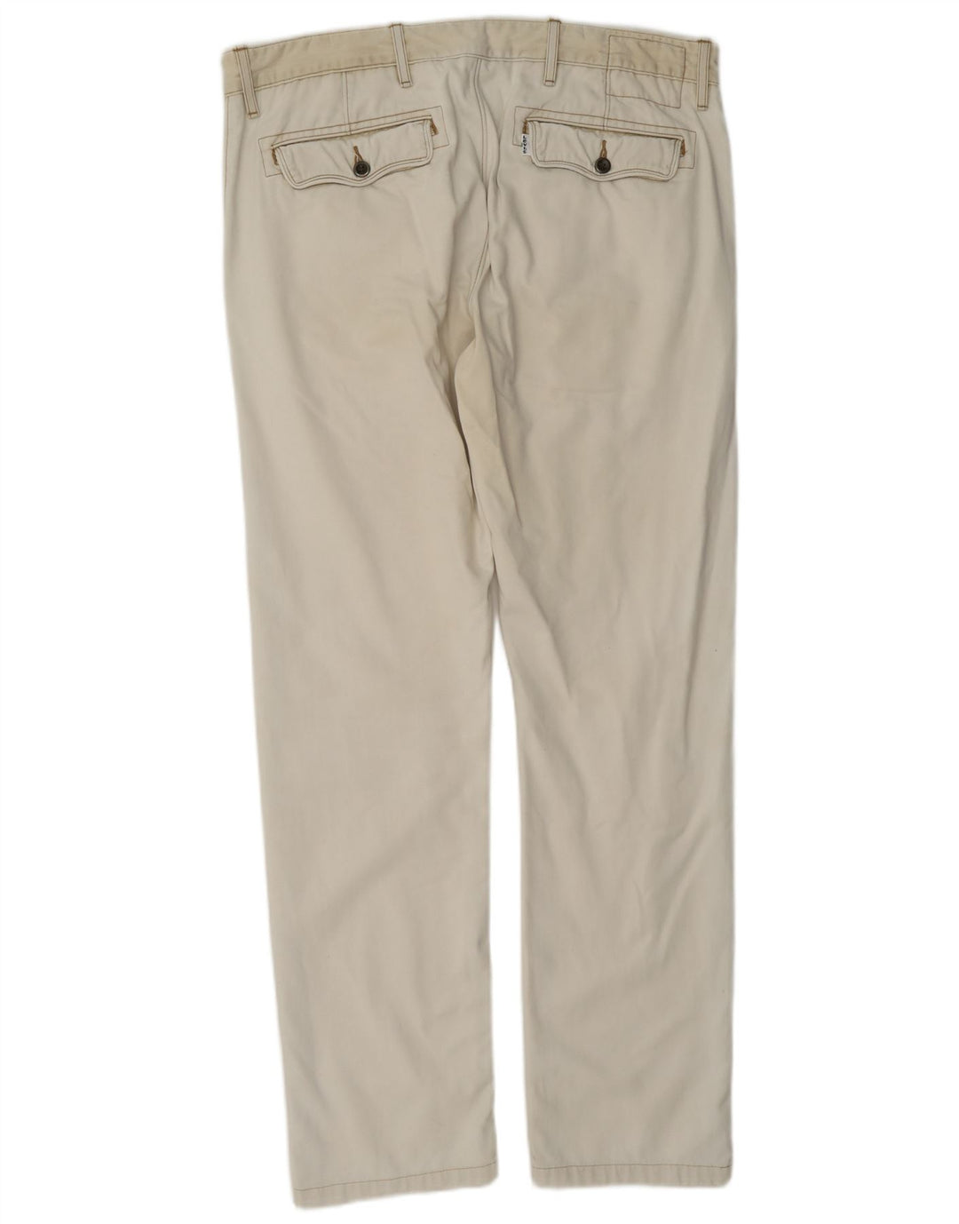 Calça jeans reta masculina Levi's W38 L32 branca