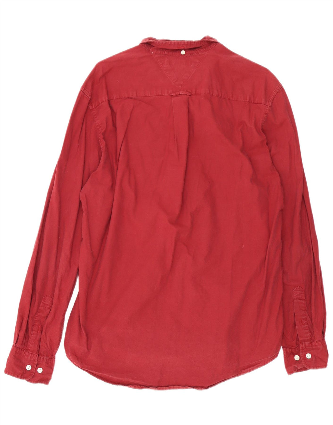 Camisa masculina TOMMY HILFIGER grande algodão Borgonha