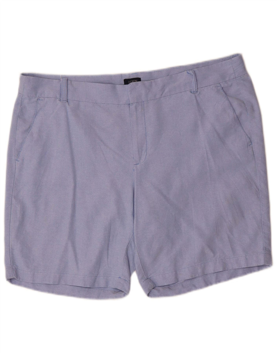 J. CREW Shorts Chino Feminino US 14 XL W38 Algodão Roxo