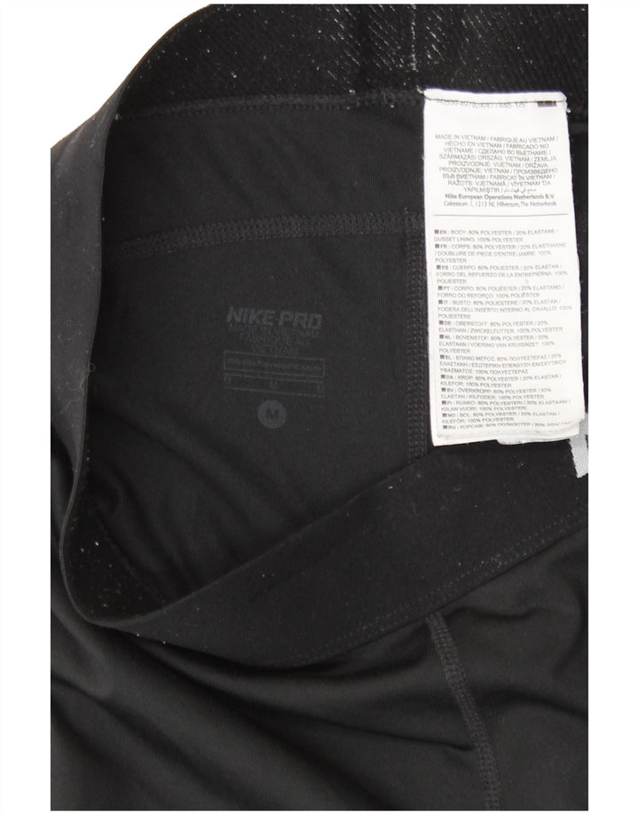 Leggings Nike Dri Fit Graphic Capri UK 12 Médio Preto Poliéster