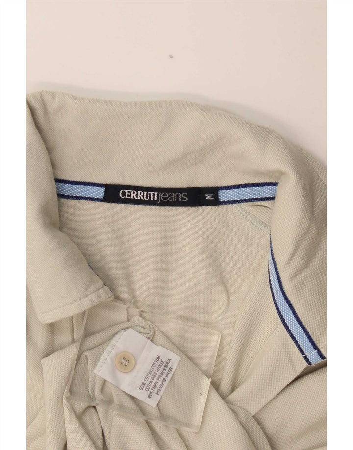 Blusa feminina Cerruti UK 14 algodão cinza médio