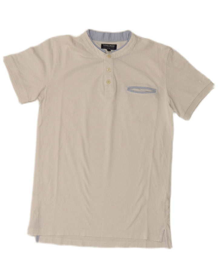Camiseta Woolrich Boys Top 11-12 Anos Algodão Branco