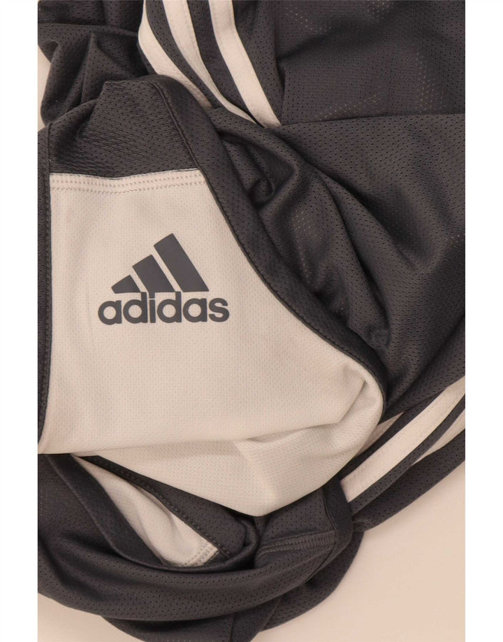 Adidas Mens Colete Top Pequeno Cinza