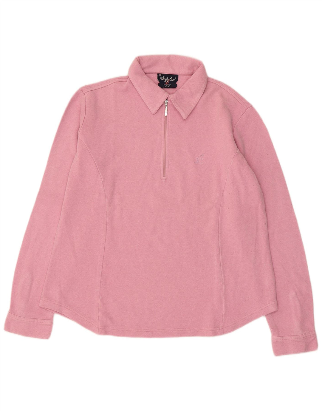 AUSTRALIAN L'ALPINA Blusa feminina pulôver IT 48 XL algodão rosa