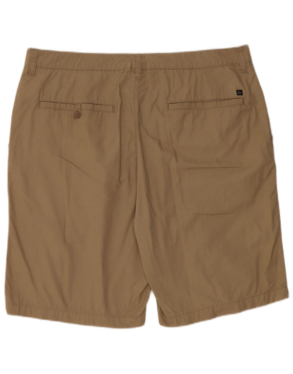 Quiksilver Mens Chino Shorts W36 Grande Algodão Bege