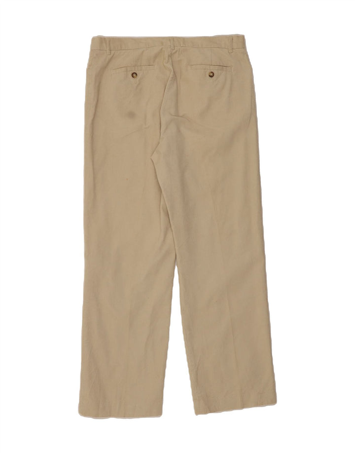 MICHAEL KORS Mens Straight Corduroy Trousers W36 L32 Beige Cotton Vintage Michael Kors and Second-Hand Michael Kors from Messina Hembry 