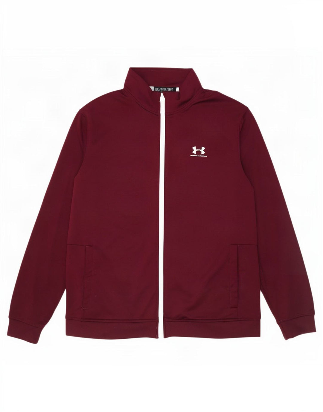 Under Armour Mens Treino Top Jacket XL Borgonha Poliéster