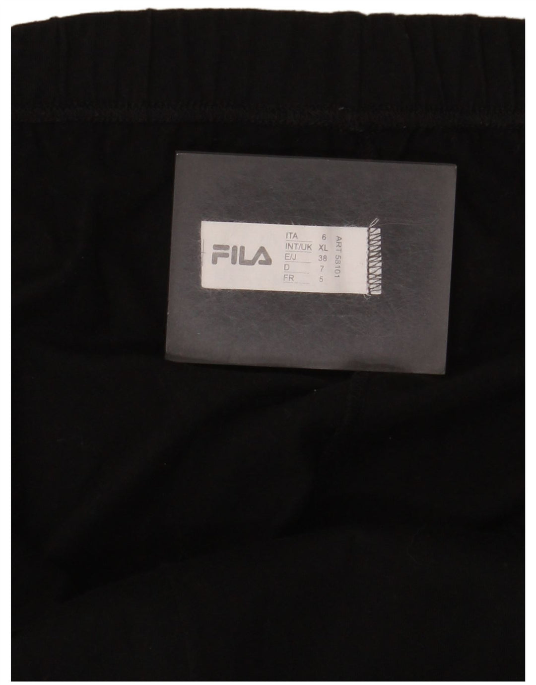 Calça de treino masculina Fila XL preto algodão