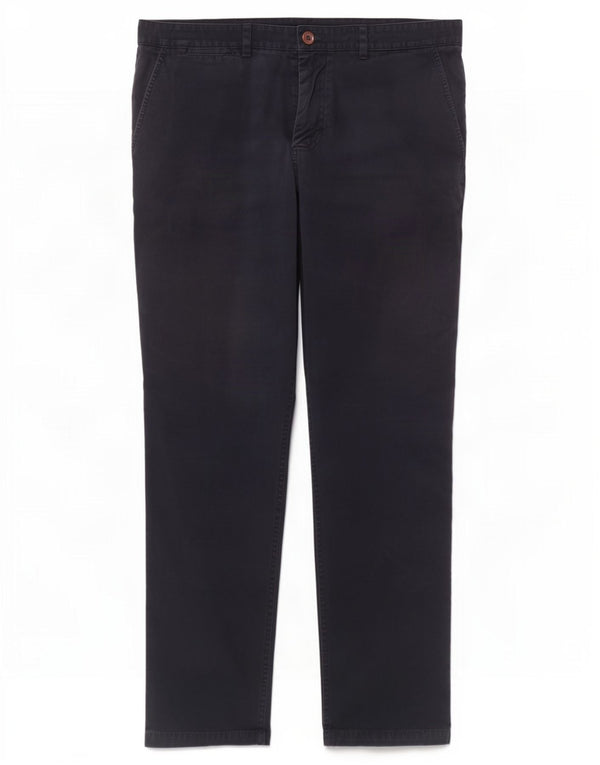 Calça Chino Masculina Slim Fred Perry W34 L31 Algodão Azul Marinho