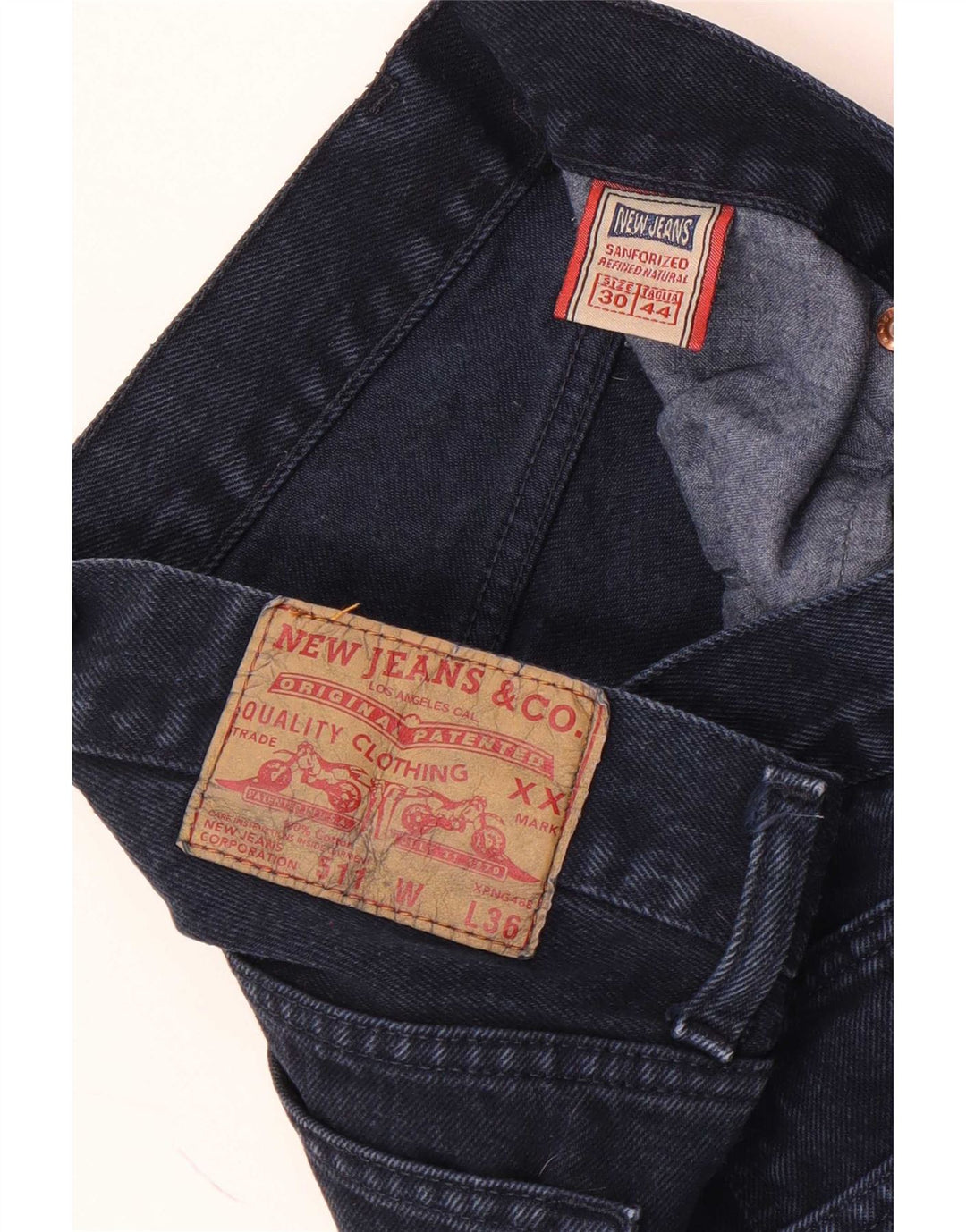 Novo Jeans Masculino 511 Slim W30 L28 Azul Marinho Algodão