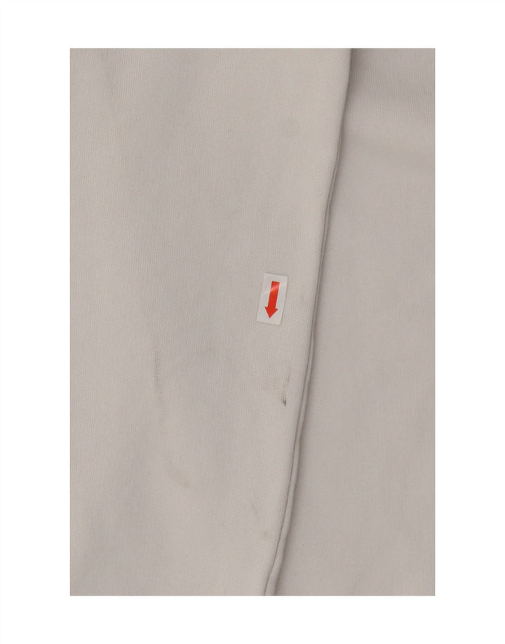 TOMMY HILFIGER Mens Graphic Hoodie Jumper Large White Cotton Vintage Tommy Hilfiger and Second-Hand Tommy Hilfiger from Messina Hembry 