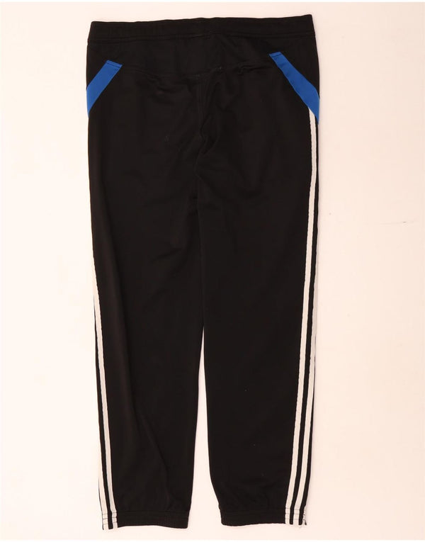 Adidas meninos calças de treino joggers 13-14 anos preto colorblock