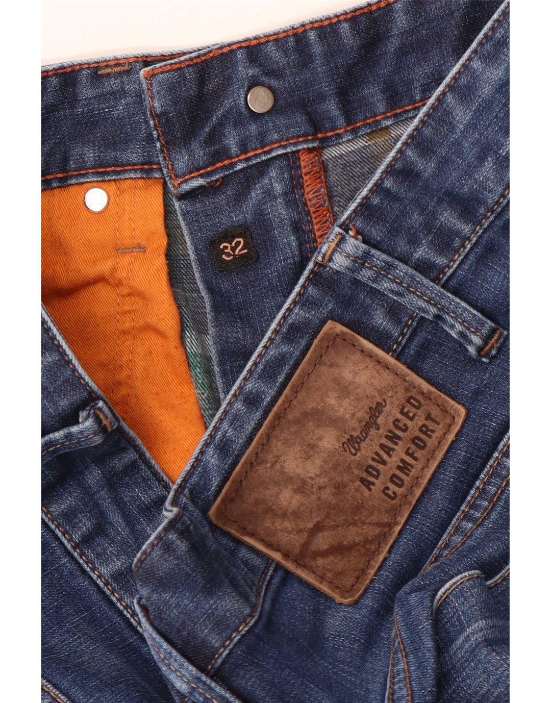 Wrangler Mens Jeans Slim W32 L30 Azul