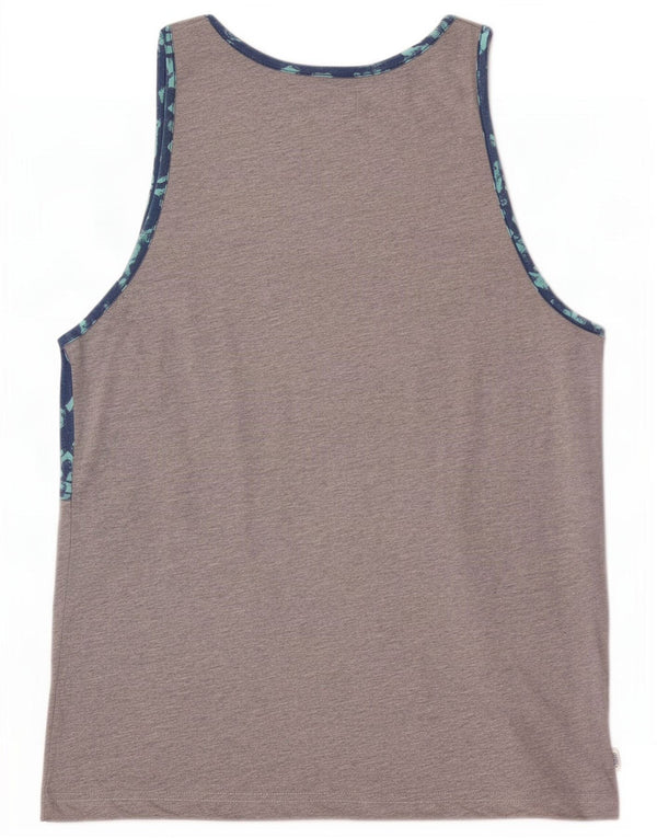 Vans Masculino Graphic Vest Top Pequeno Cinza Geométrico
