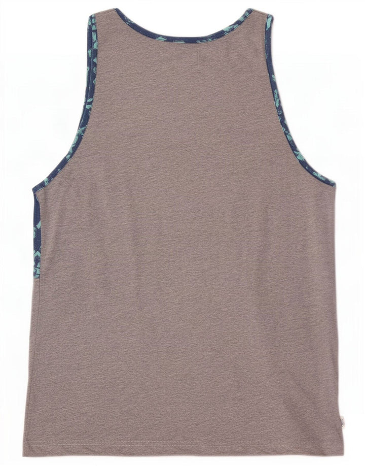Vans Masculino Graphic Vest Top Pequeno Cinza Geométrico