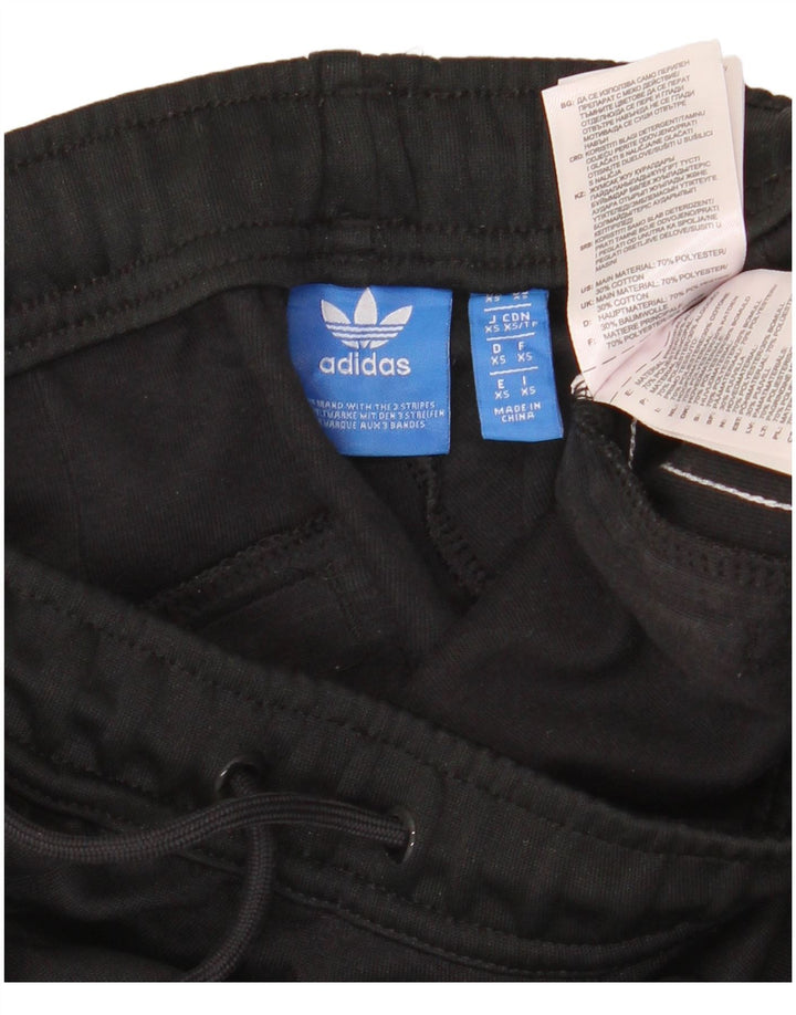 Calças de treino femininas ADIDAS UK 6 XS preto poliéster