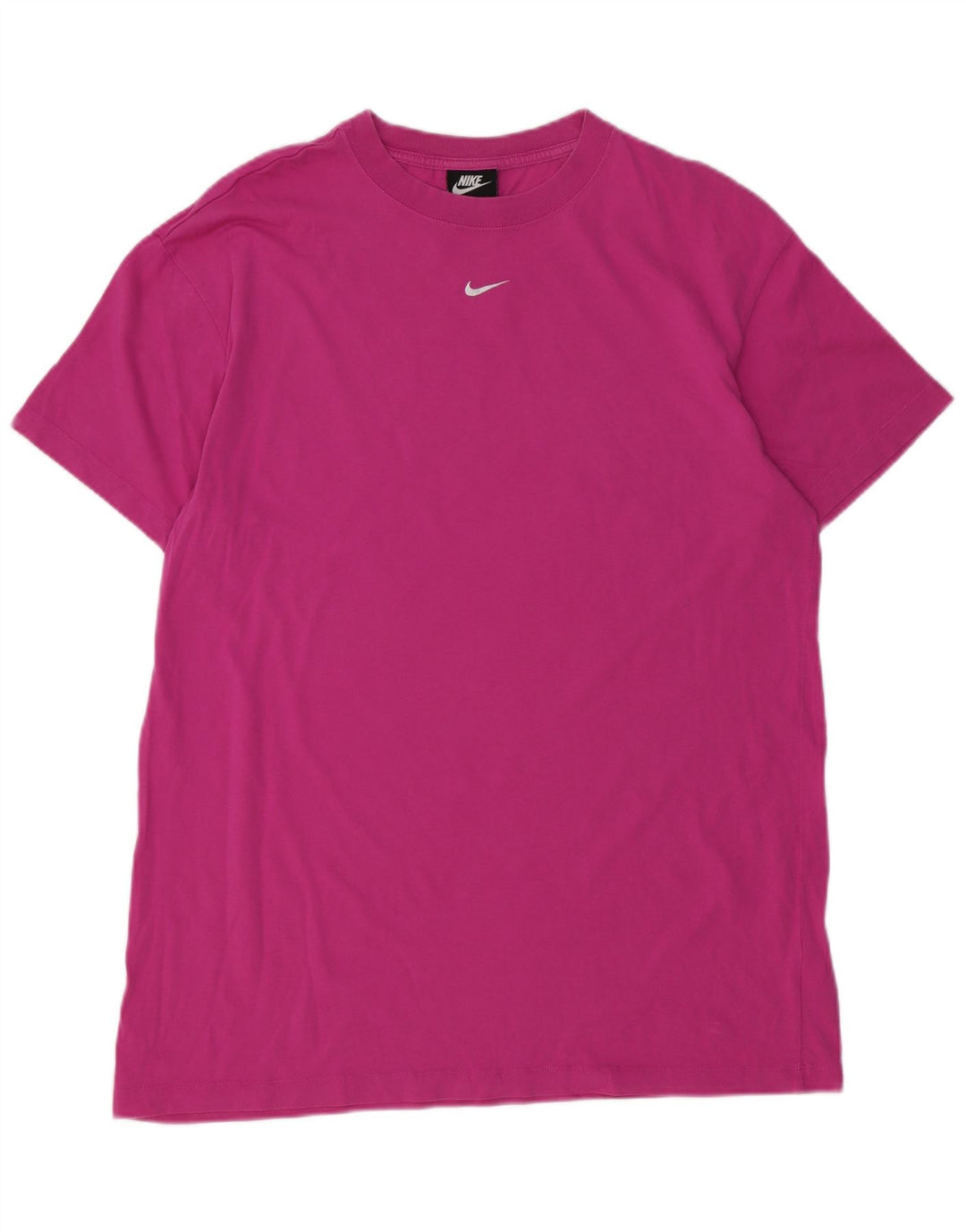 Camiseta masculina NIKE Top grande de algodão rosa
