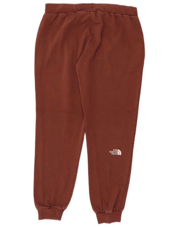 THE NORTH FACE Womens Tracksuit Trousers Joggers UK 16 Large  Brown Cotton