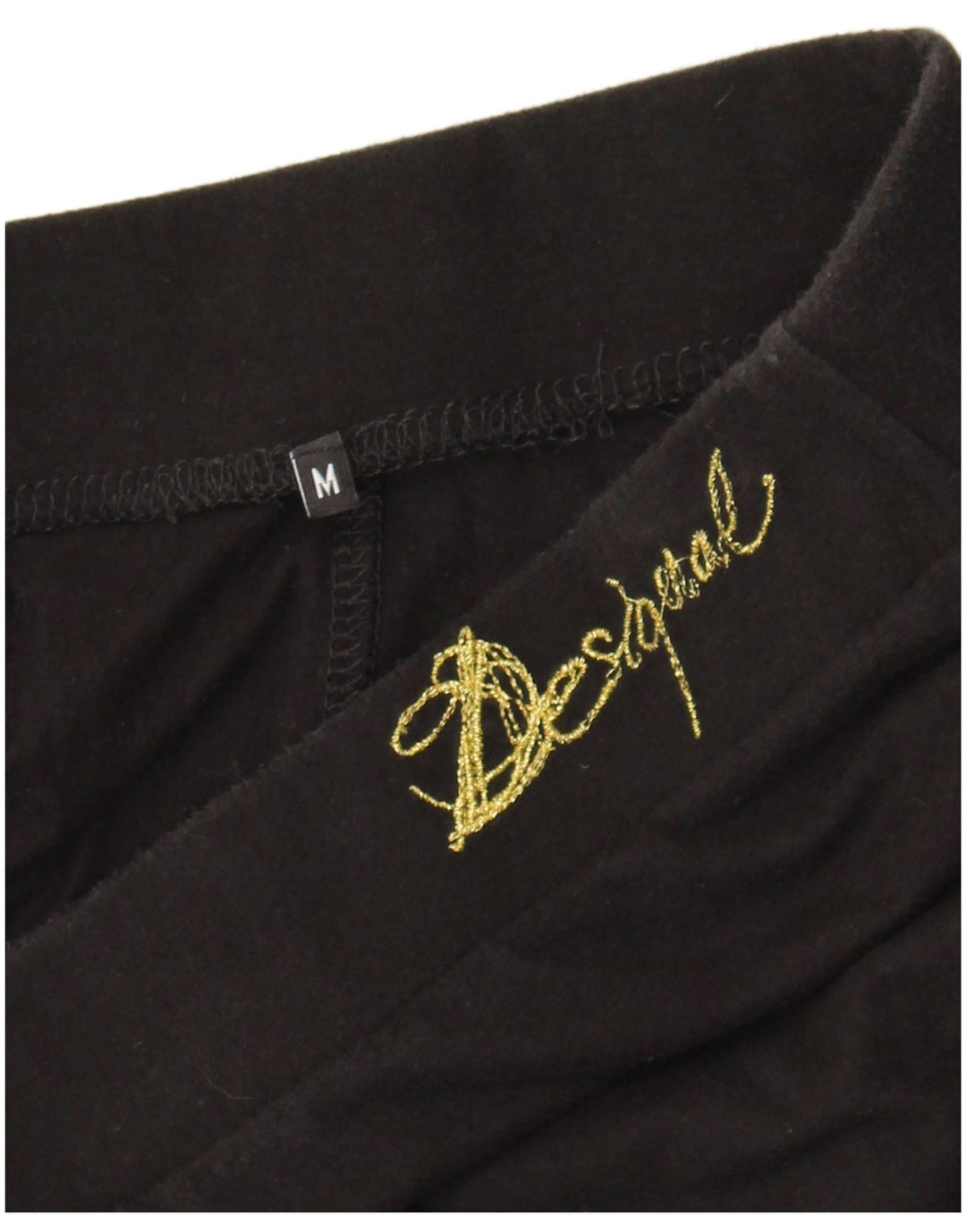 Leggings gráficas femininas Desigual UK 12 médio preto paisley